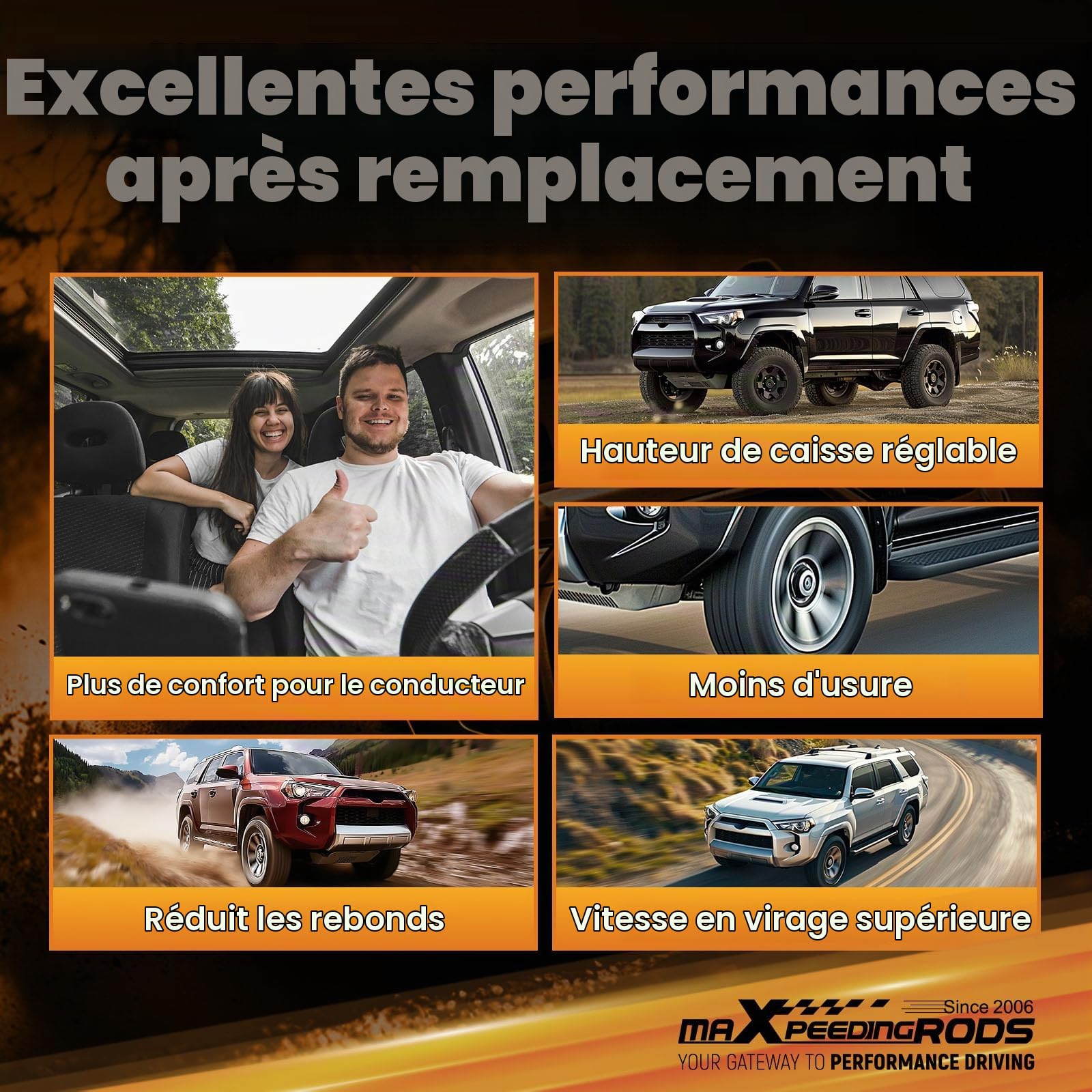 maXpeedingrods 2x Suspension Pneumatique pour Mercedes E‑Klasse S211 | 211 320 09 25,2113200925,211320092580,211320092560,211320092505,A 211 320 09 25,A2113200925,A211320092560, A211320092580