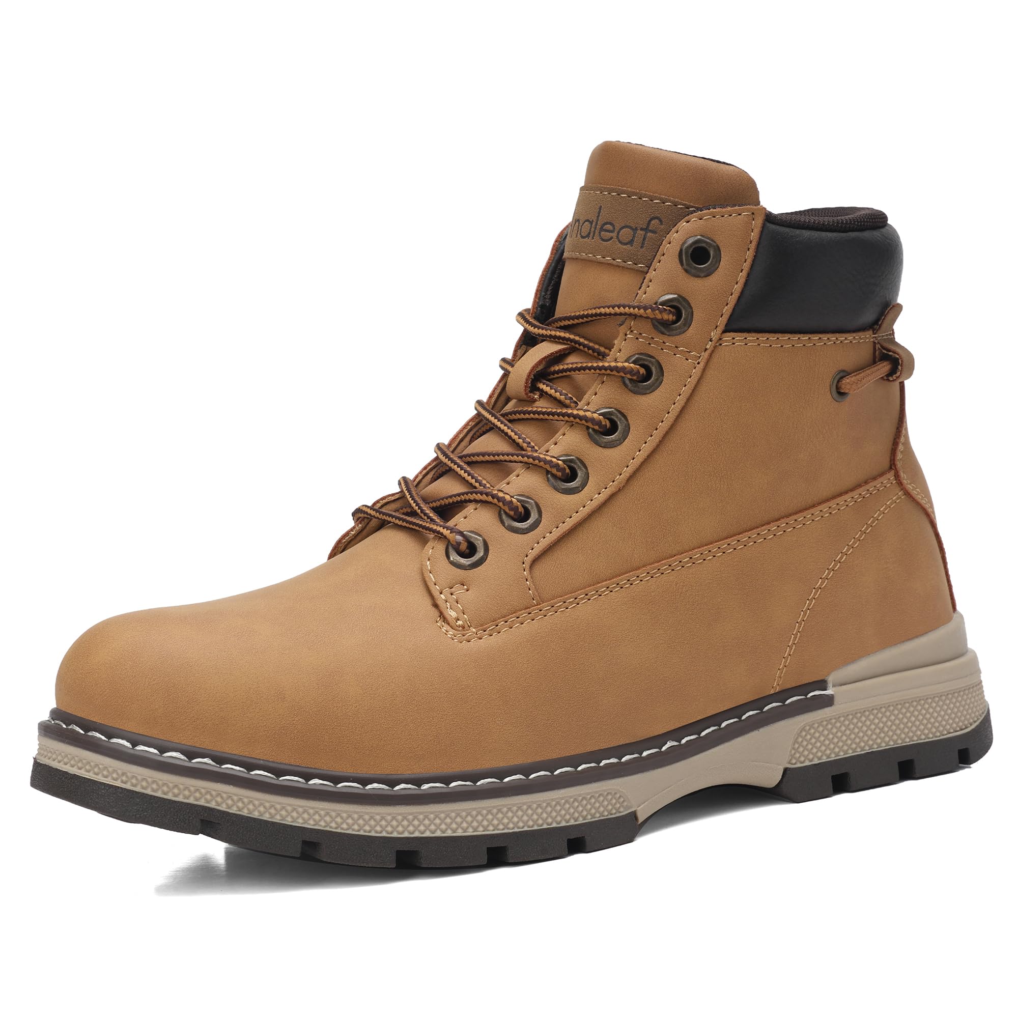 ANALEAF Herren Winterschuhe Warm Winterstiefel Draussen Wint
