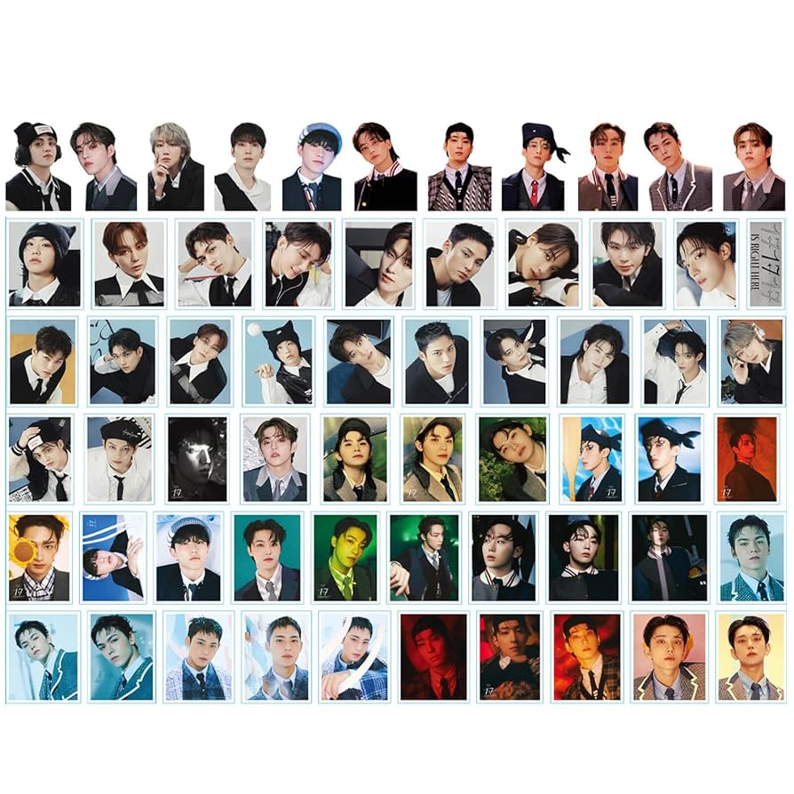 Amazon.co.jp: Seventeen ステッカーパック 100枚 Seventeen 17