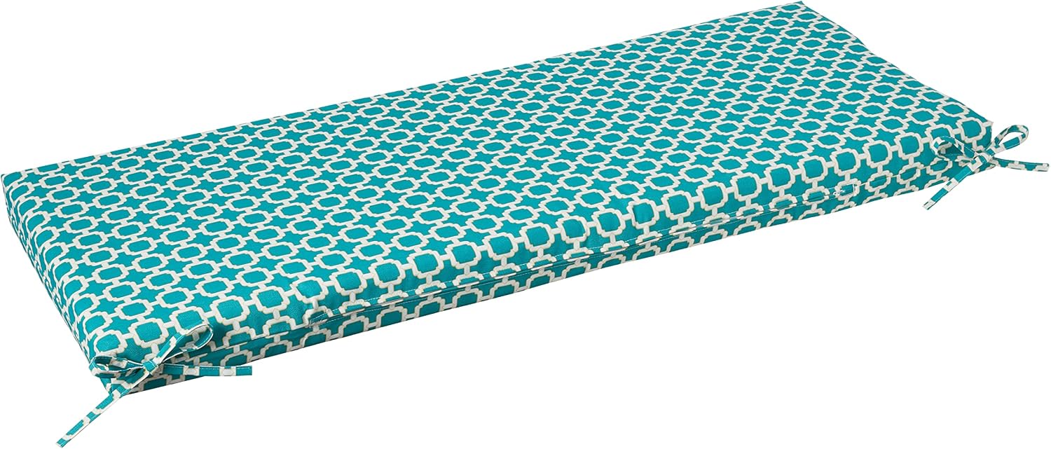 Pillow Perfect Indoor/Outdoor Hockley Bench Cushion, Teal