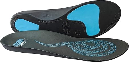 Plantar Fasciitis Orthotic Insoles Arch Support Shoe Boot Inserts Women Men Insole Flat Feet Insert ORTHO ACTIVE Series, Grey, Small 5-6.5