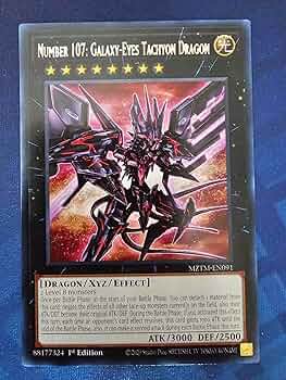 Amazon.com: Number 107: Galaxy-Eyes Tachyon Dragon - MZTM-EN091