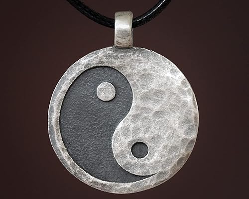 Miniatura 5 de Baldur Jewelry - Yin Yang Necklace Ancient Pendant Jewelry - Yin and Yang Necklaces - Ying Yang Symbol - Yin Yang Necklace for Men Women - Yin Yang