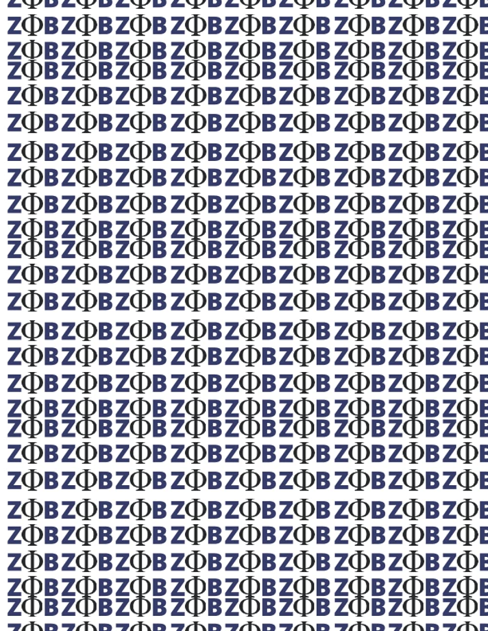 TLC PublicationsZeta Phi Beta. Size: 8.5 X 11 inches. 100 College Ruled Pages. Greek Letters colors of White and black. The Background in Royal Blue.: Lined ... perfect for the up coming school season.