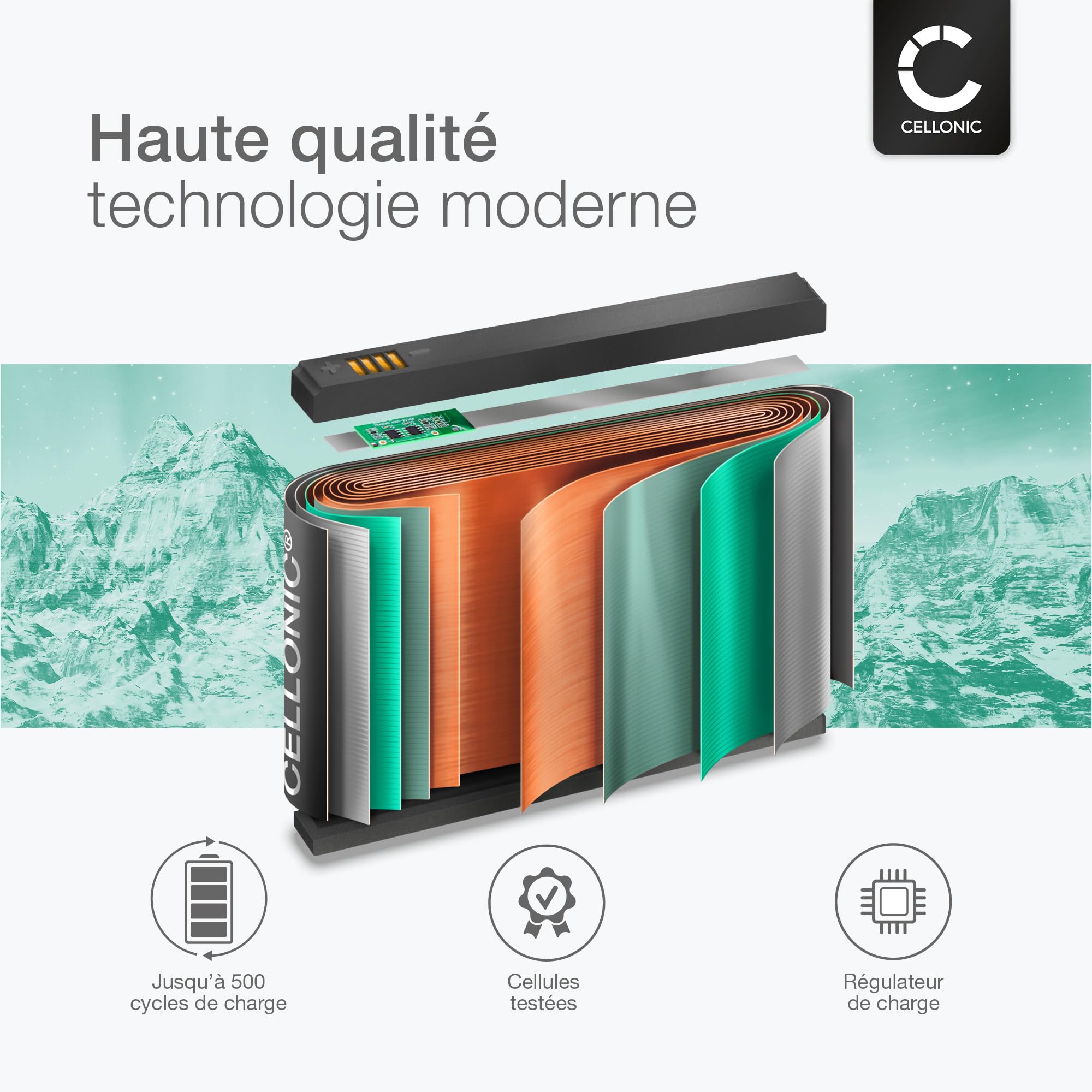 subtel 1x Batterie Compatible avec Barnes & Noble BNRV510, Kobo H2O | 1x, (1500mAh, 3.7V, Lithium Polymère), Tablette Batterie pour Barnes & Noble BNRV510, PR-285083, Nook Glowlight Plus 2015