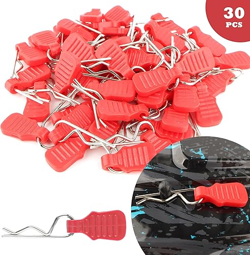 Miniatura 9 de 30 clips universales de 0.039 in para el cuerpo RC con lengüetas para coche, clips de clip RTR H165, piezas de repuesto para escala 114 116 118