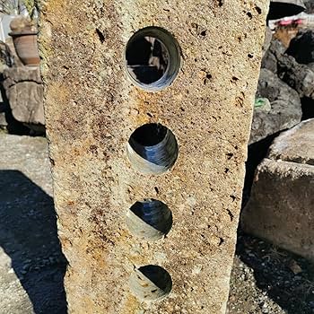 Amazon.co.jp: 大谷石オブジェ72キロ庭石鑑賞石石盆石水石灯籠庭