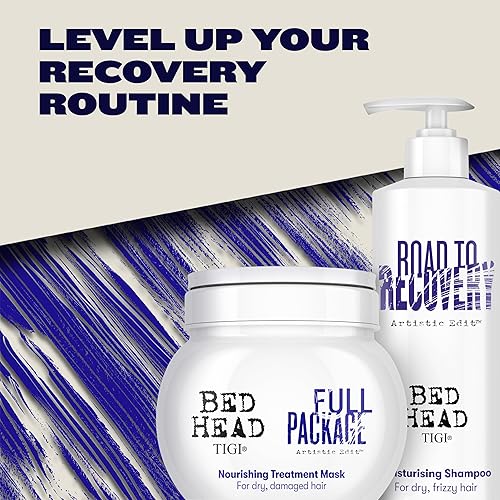 Miniatura 4 de TIGI Bed Head Artistic Edit Paquete completo Mascarilla de tratamiento nutritivo para cabello seco y dañado con queratina y manteca de karité, 26.36