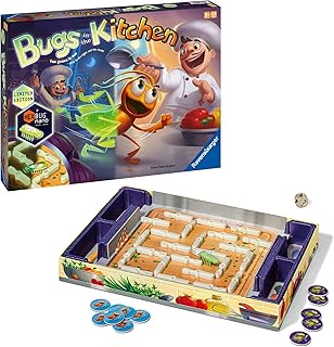 Ravensburger 2023 Special Edition Glow in the Dark Bugs in the Kitchen Board Game for Kids Age 6 Years Up - 2 to 4 Players