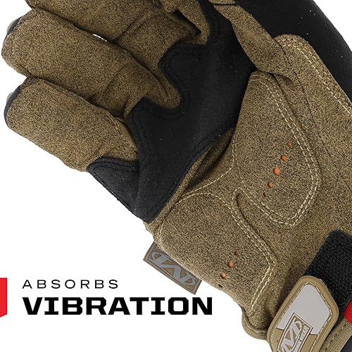 Miniatura 4 de Mechanix Wear Guantes de trabajo M-Pact con ajuste seguro, guantes de trabajo con protección contra impactos y absorción de vibraciones, guantes de