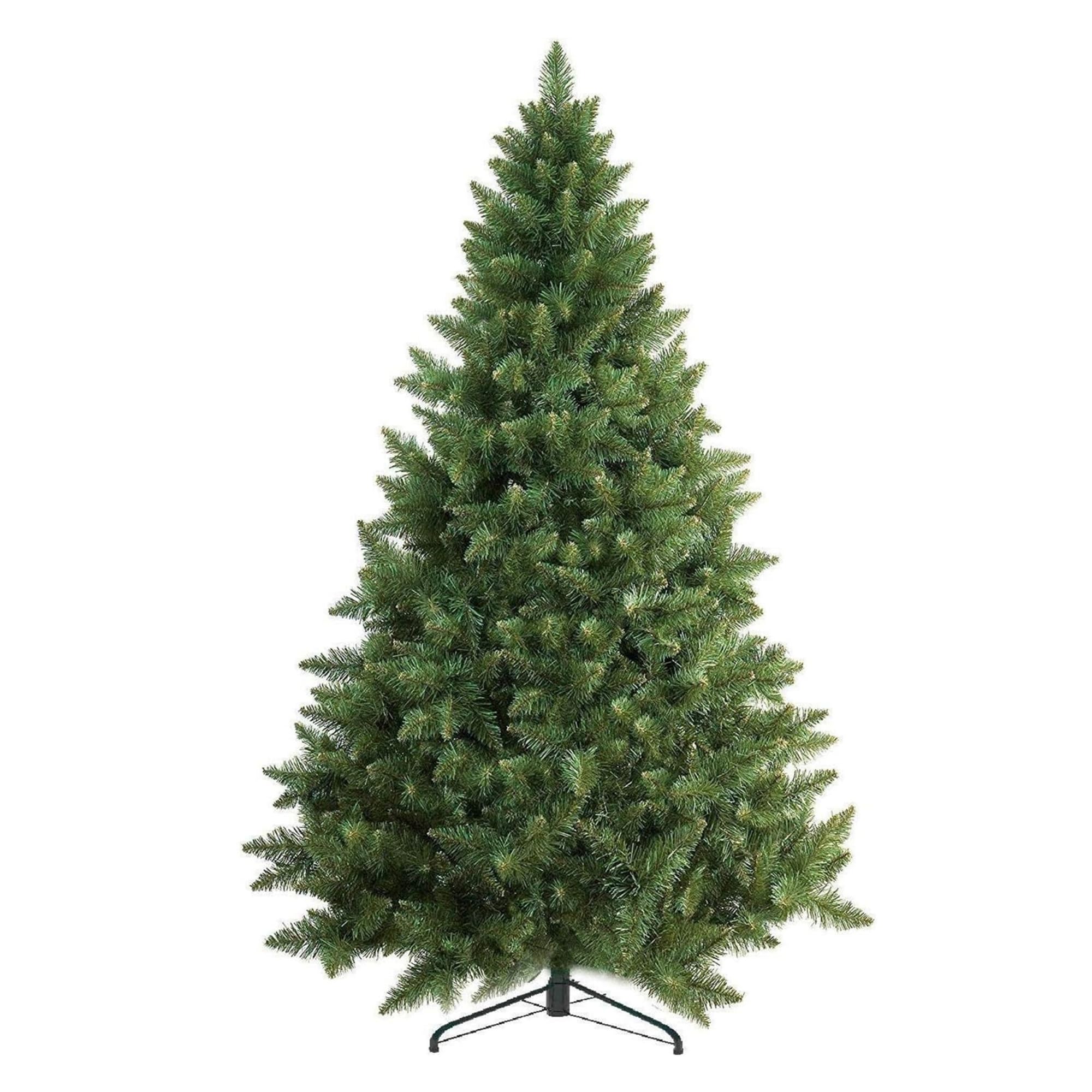 Sulfar 180CM Christmas Tree, Premium PVC Artificial Holiday Christmas Tree with 670 Branch Tips, Ideal for Home, Office, and Xmas Party Decoration, Includes Metal Foldable Stands 180cm x 90cm x 90cm