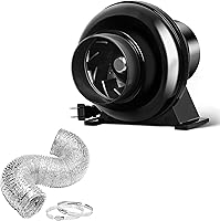 Vista 12 de HealSmart Filtro de Carbón de Aire de 4 Pulgadas 4" Carbón Virgen Australiano Premium Control de Malos Olores, Compatible con Ventiladores