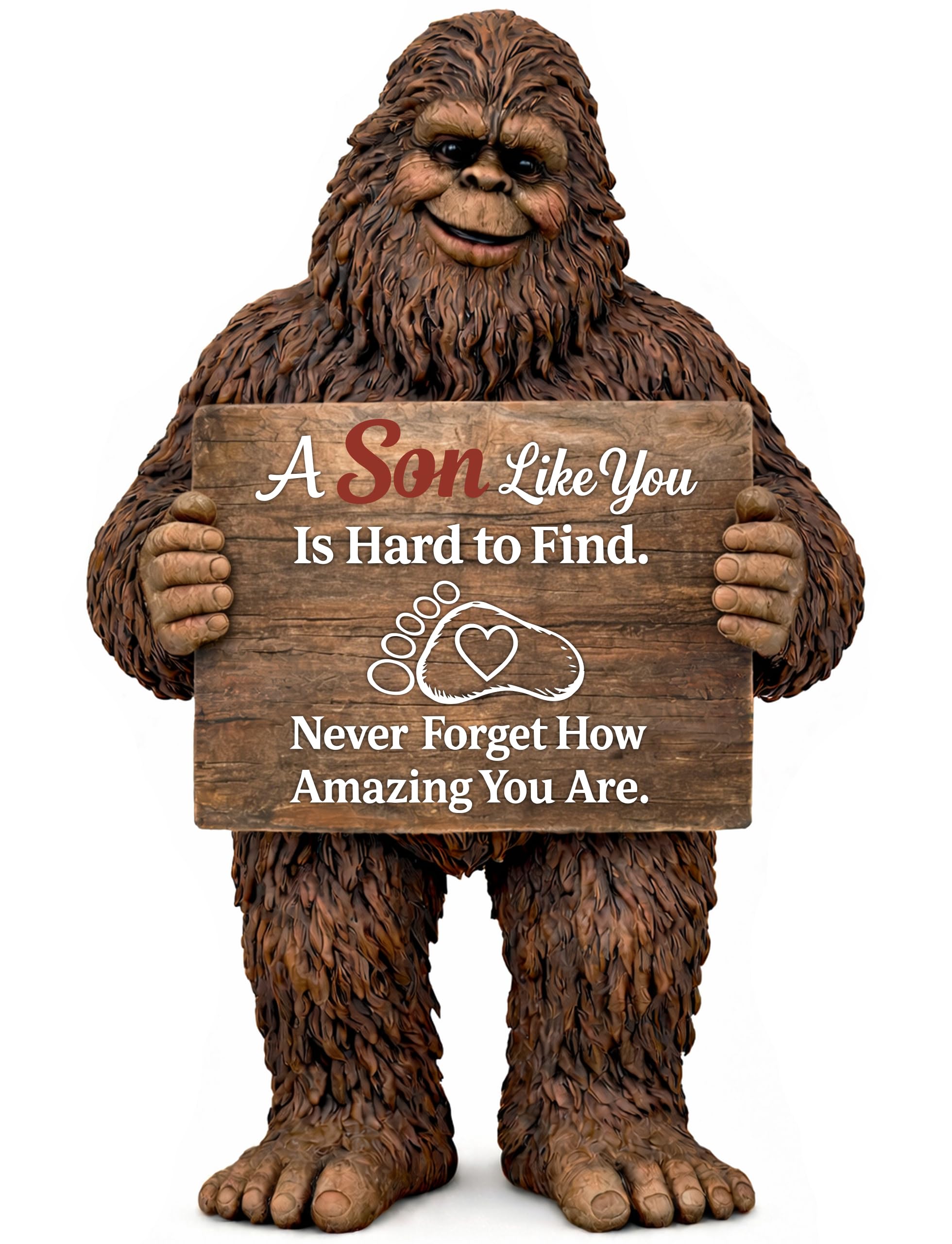 Sculpture Bigfoot résine pour rompre la monotonie de votre bureau