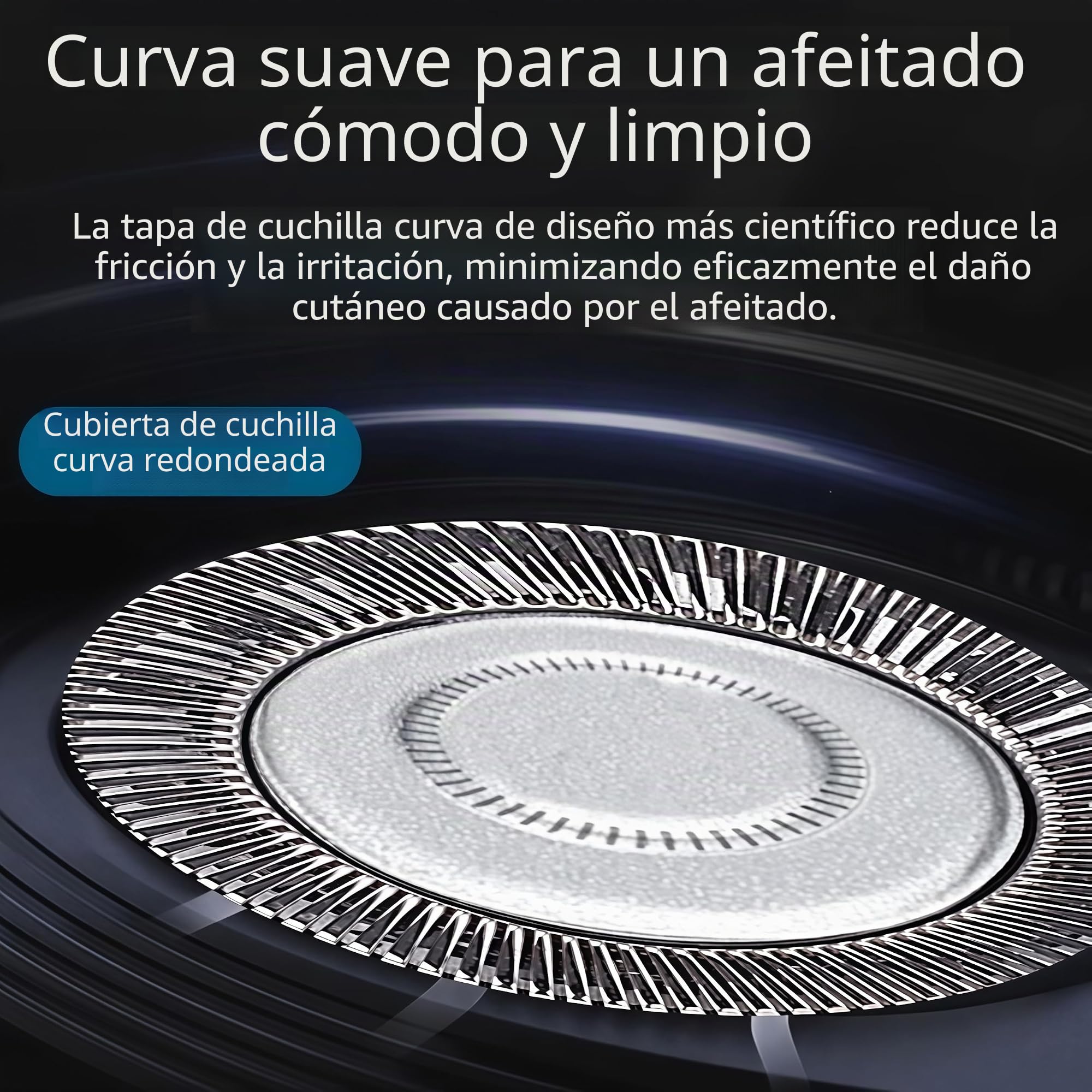Cabezal de repuesto completo para afeitadora eléctrica para hombre, conjunto completo de cuchillas compatible con afeitadoras Philips SH71, S5000, S7000, S9000 Series (azul)