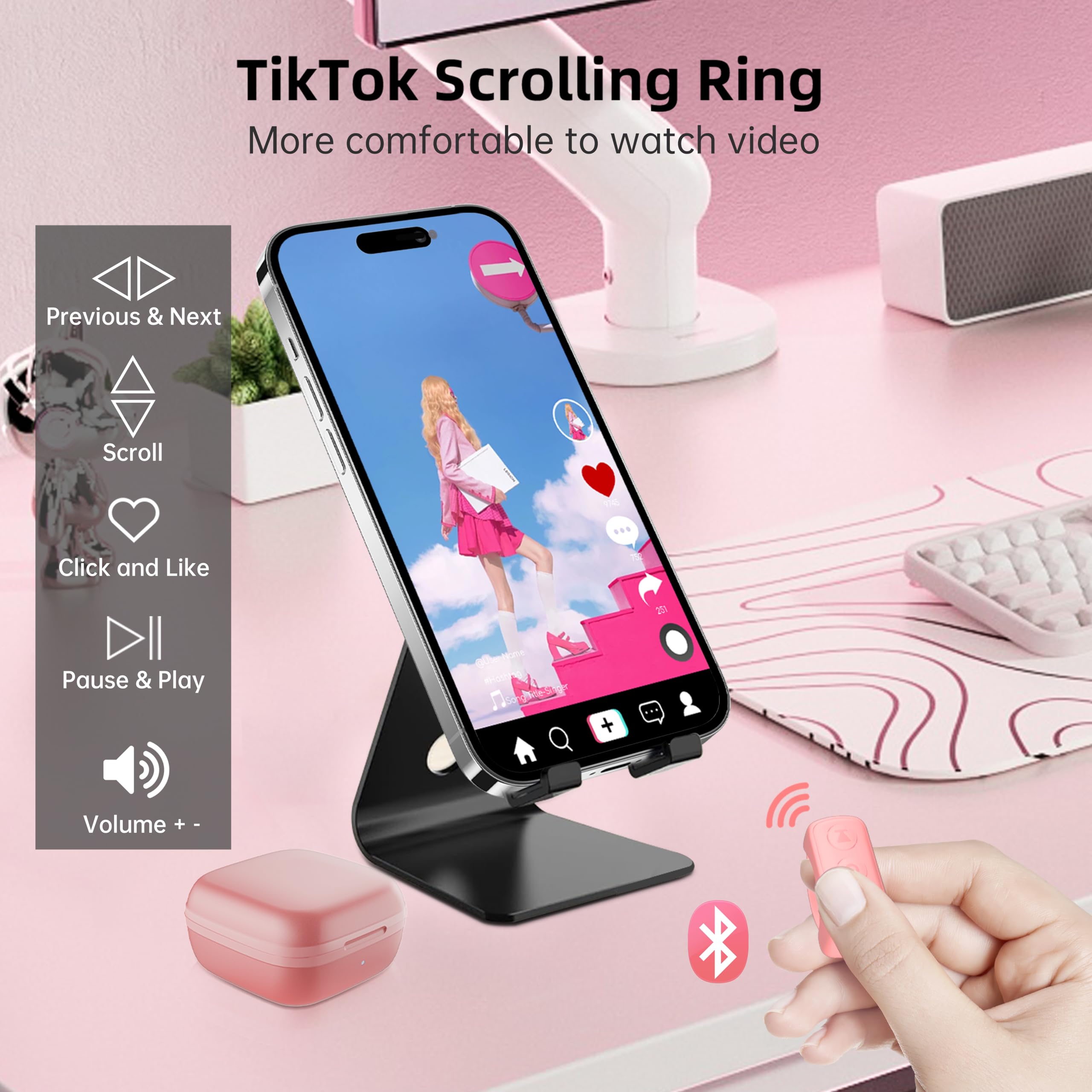 tiktok使用可能スマートフォン本体 20台セット 中古 Amazon | Foxzoila TikTok スクロールリング リモコン TikTok用