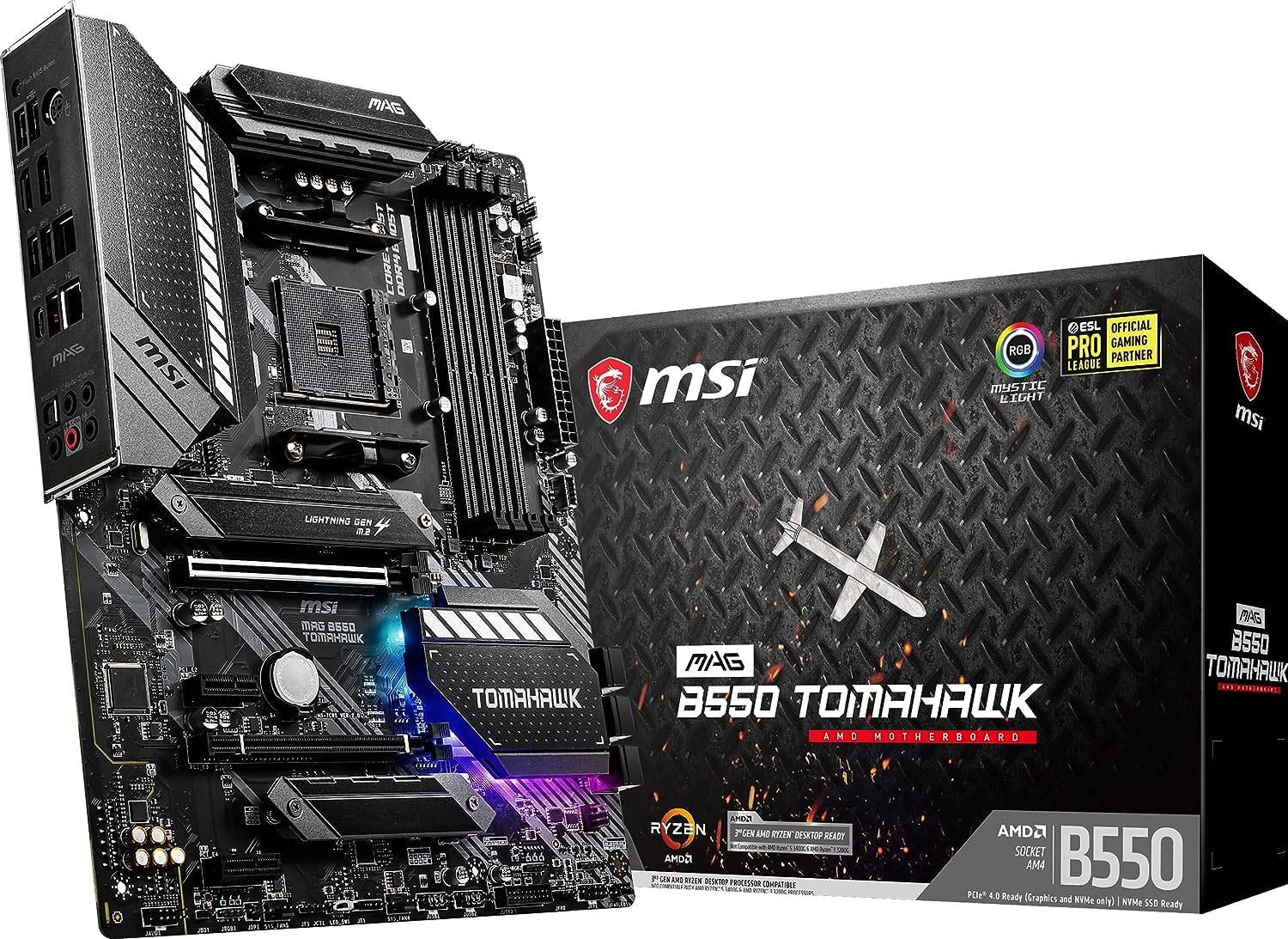 Amazon.co.jp: MSI MAG B550 TOMAHAWK マザーボード ATX [AMD B550  