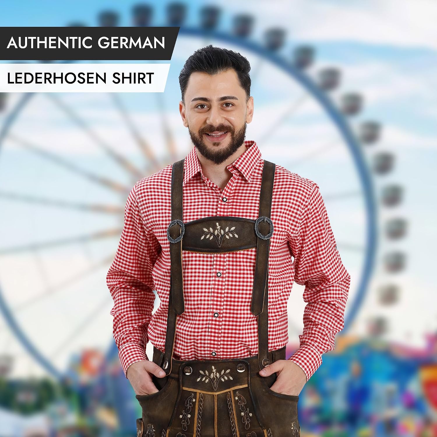 Oktoberfest Shirt - Lederhosen Shirt for Men