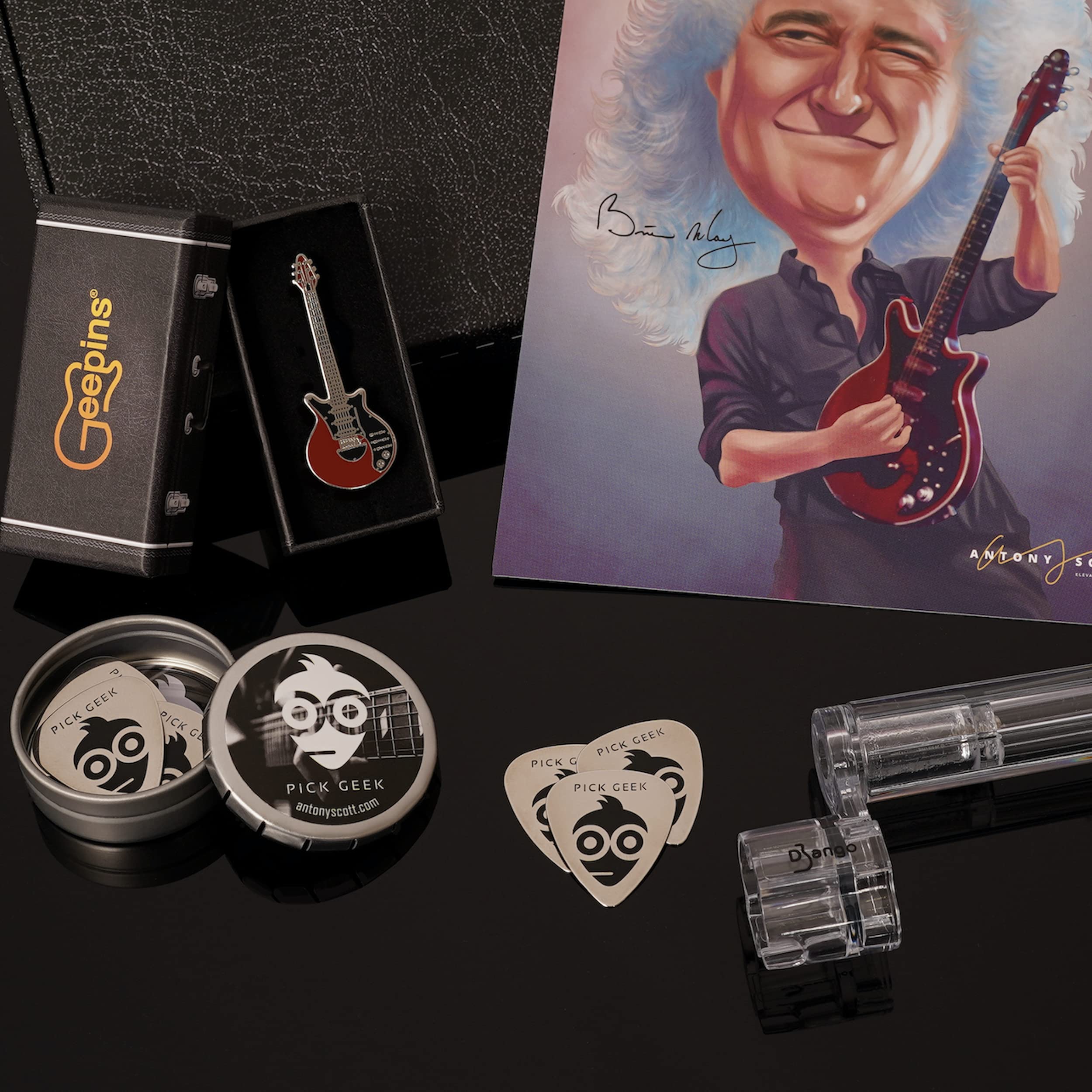 Sixpence Coin Brian May Guitar Pick 2018 Brian May Queen