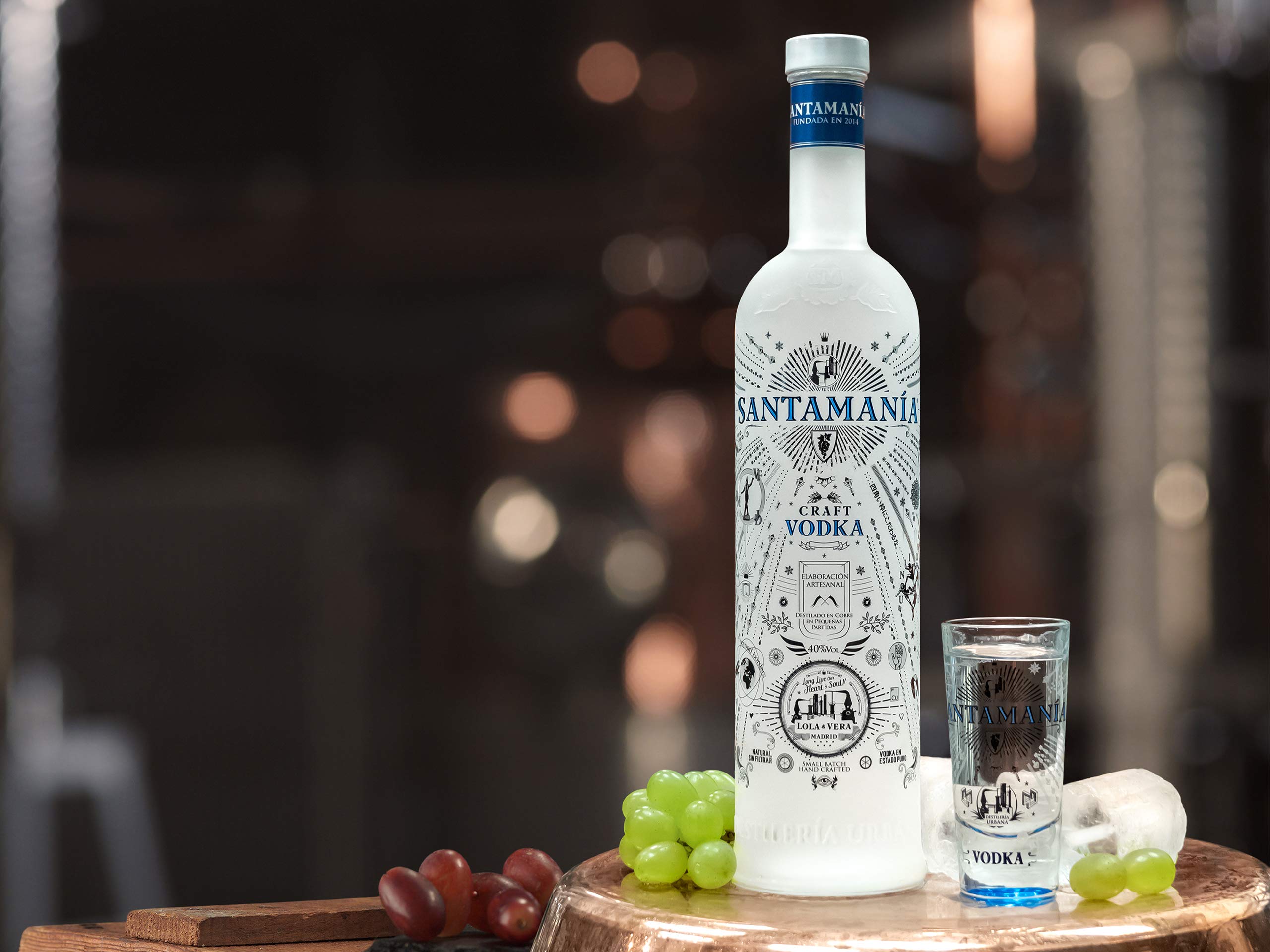 SANTAMANIA VODKA de Uva 70cl 40% Vol.