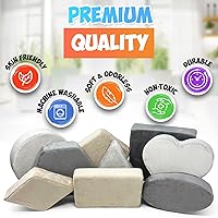 Vista 3 de Plush Blocks Formas - Lujoso juguete con forma de felpa para aprender, jugar y apilar (Castle Rock)