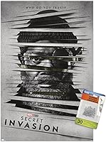 Vista 7 de Marvel Secret Invasion - Póster de una hoja con pasadores de presión de Nick Fury