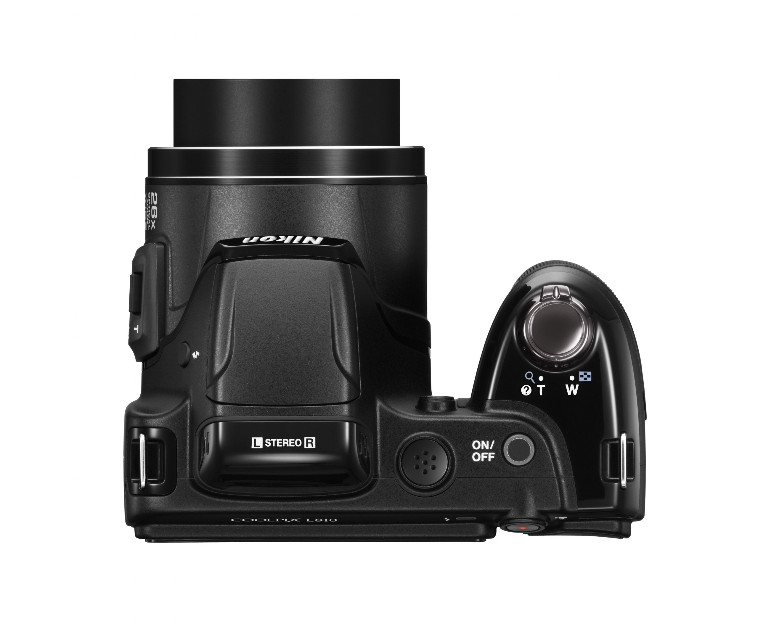 Nikon Coolpix L810 Appareil photo numérique compact 16,4 Mpix Ecran 3" Zoom optique 26x Noir