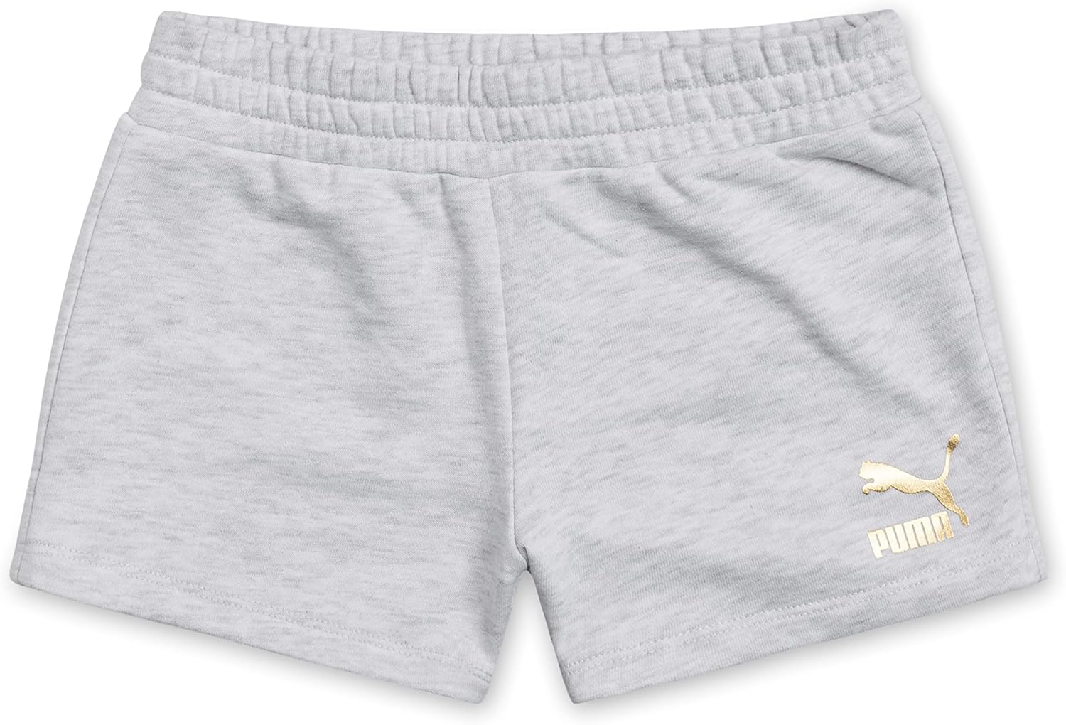 PUMA Girls' 2pc Jersey SS Tee & French Terry Short Set