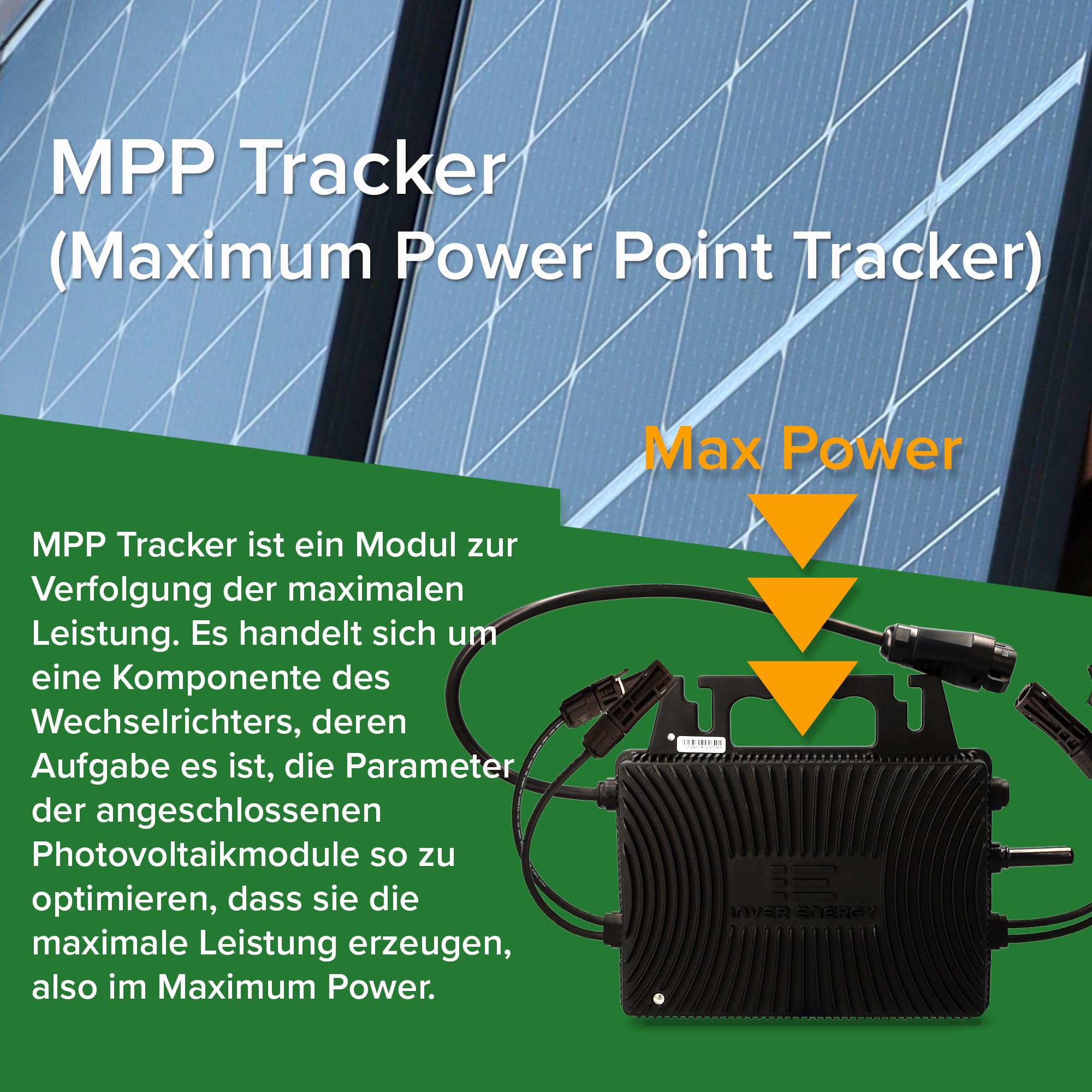 AX Inverter IS-080 800 W per centrali elettriche da balcone – Presa completa, micro inverter con Bluetooth e WLAN, IP67, facile installazione, alta efficienza per impianti solari