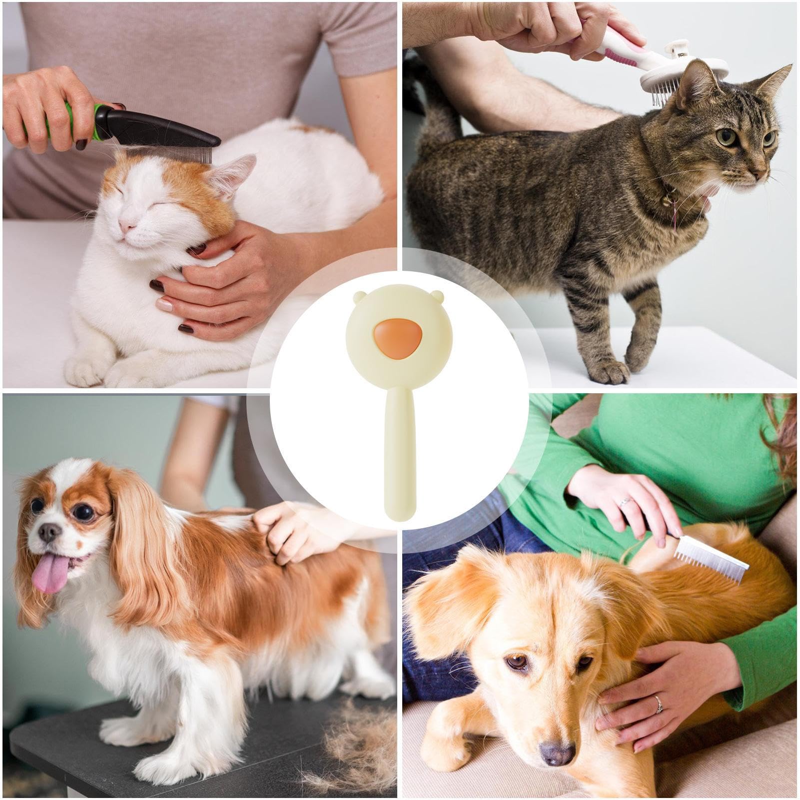 Hundebürste Zum Entfernen Loser Haare Werkzeug Für Die Pflege Von | Katzen Entfilzungskamm Für Kurzhaarige Und Langhaarige Katzen Und Hunde Sowie K