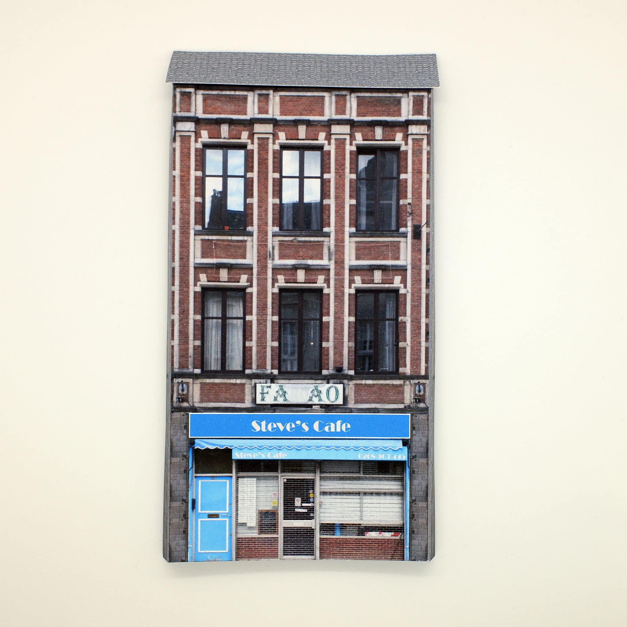 Card Low Relief N Gauge Industrial Buildings Pack Of 8 1/148 Scale Set 35