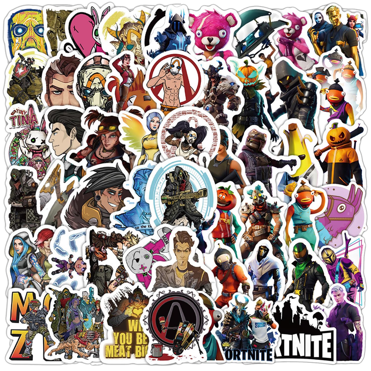 Doyomtoy Game Theme 110Pcs Game Stickers,Vinyl Laptop Luggage Skateboard Books Water Bottle Stickers,Game Party Decoration,Gift For Adult Children Teenagers