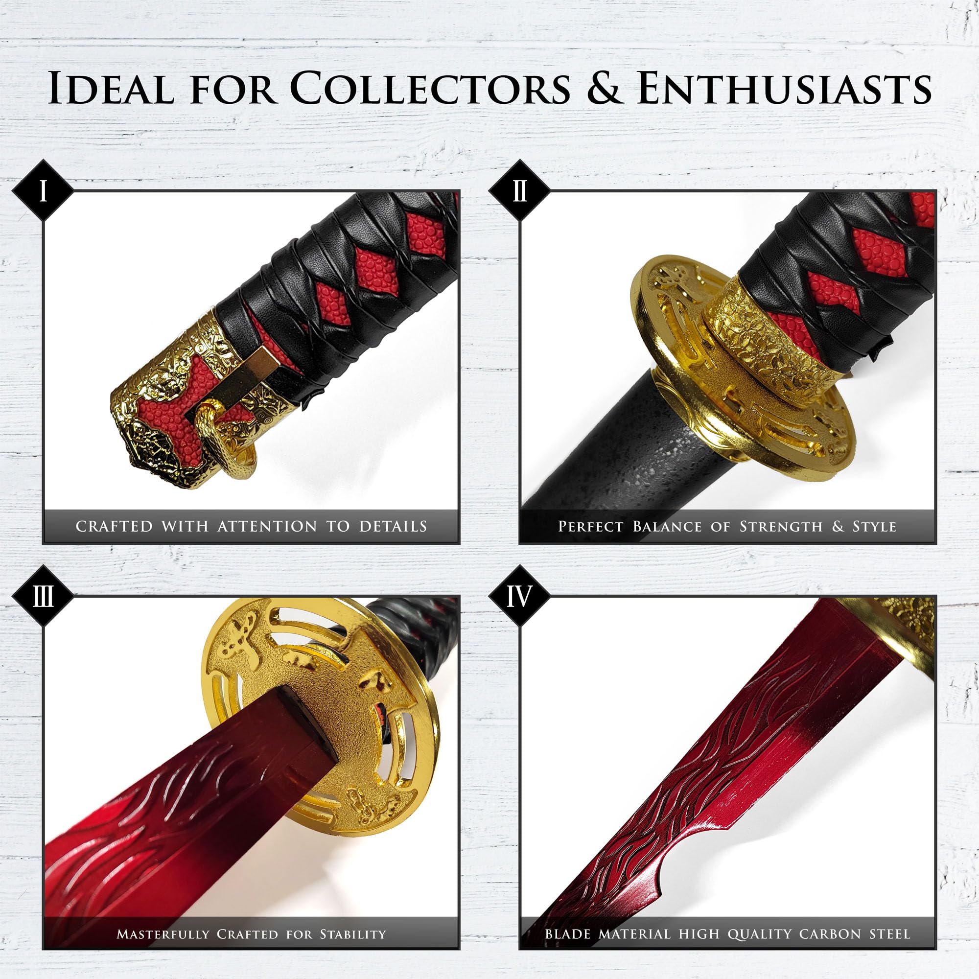 Elden Ring Schwert & Katana Repliken | Gamer Sword | Sammlerschwert & Cosplay Gamer Merch Zubehör Spiel | Fans und Cosplay