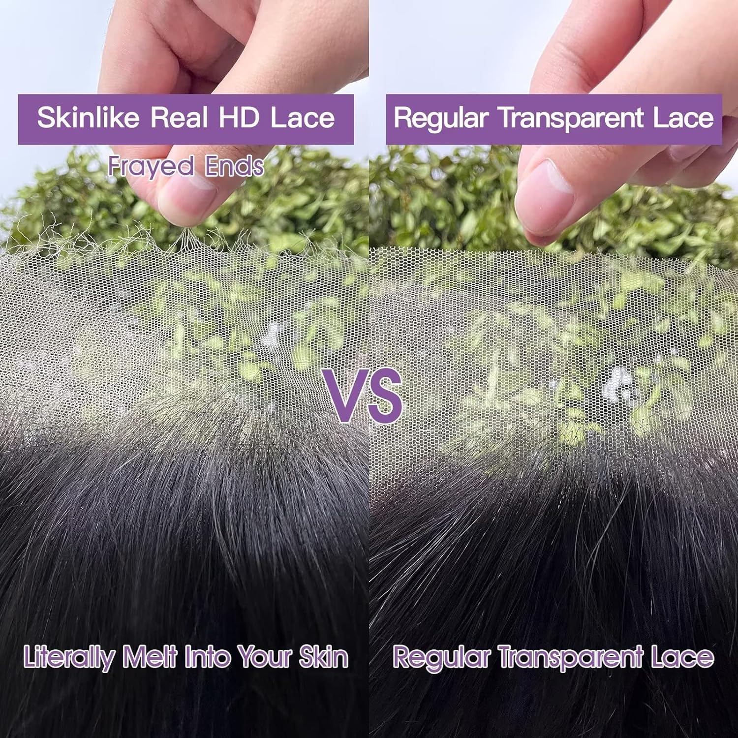 Bele 13x4 Transparent Lace Front Wigs Human Hair 180% Density Brazilian Straight HD Deep Part Lace Front Glueless Wigs Virgin Huamn Hair for Black Women Natural Color Pre Plucked with Baby Hair 28inch