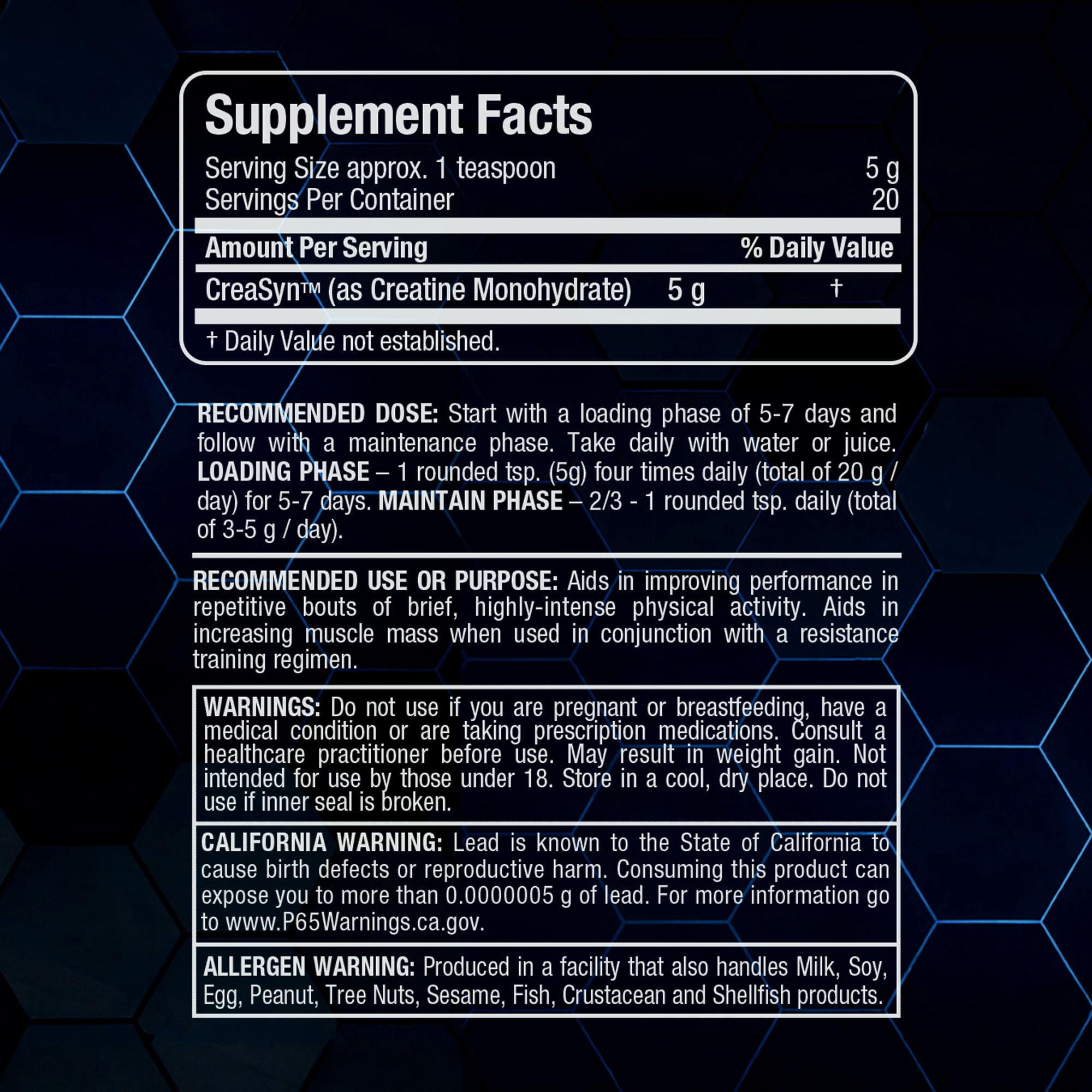 ALLMAX Creatine Monohydrate Powder, Micronized, Unflavored, 100 g — Amazon image 2