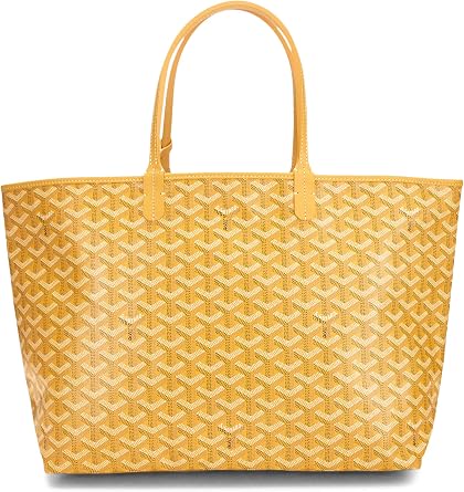 Pre-loved Yellow Goyardine Canvas Saint-Louis PM, Yellow