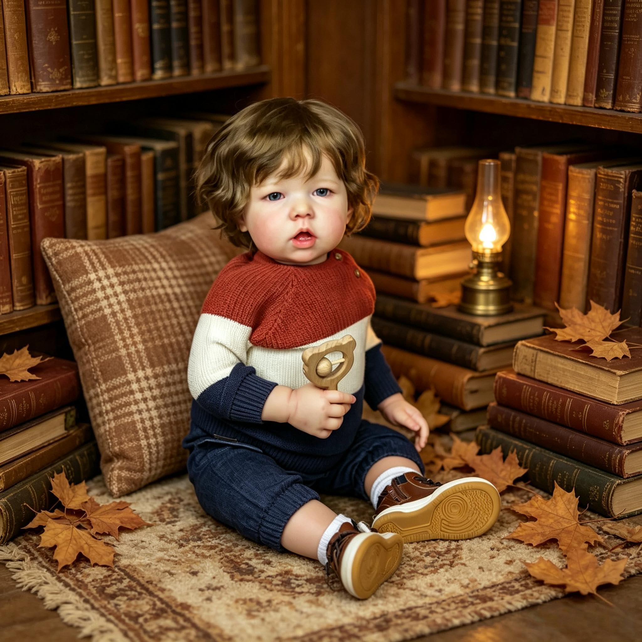 RXDOLL Realistische Reborn-Babypuppen, 71,1 cm, lebensechte Reborn-Baby-Puppe, Kleinkind, Jungen, Stoffkörper, Vinyl-Liedmaßen, echtes Leben, Babypuppe, verwurzeltes Haar, handgefertigtes Spielzeug