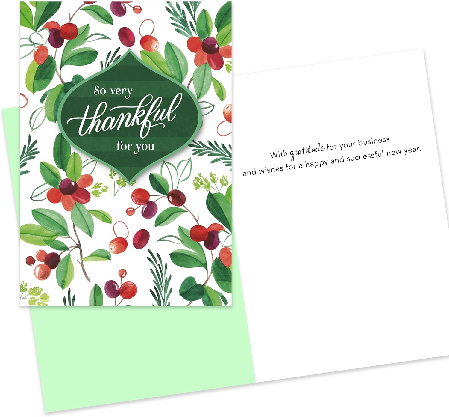 Hallmark Business 25 Pack Bulk Assorted Customer Holiday Cards (Appreciation)