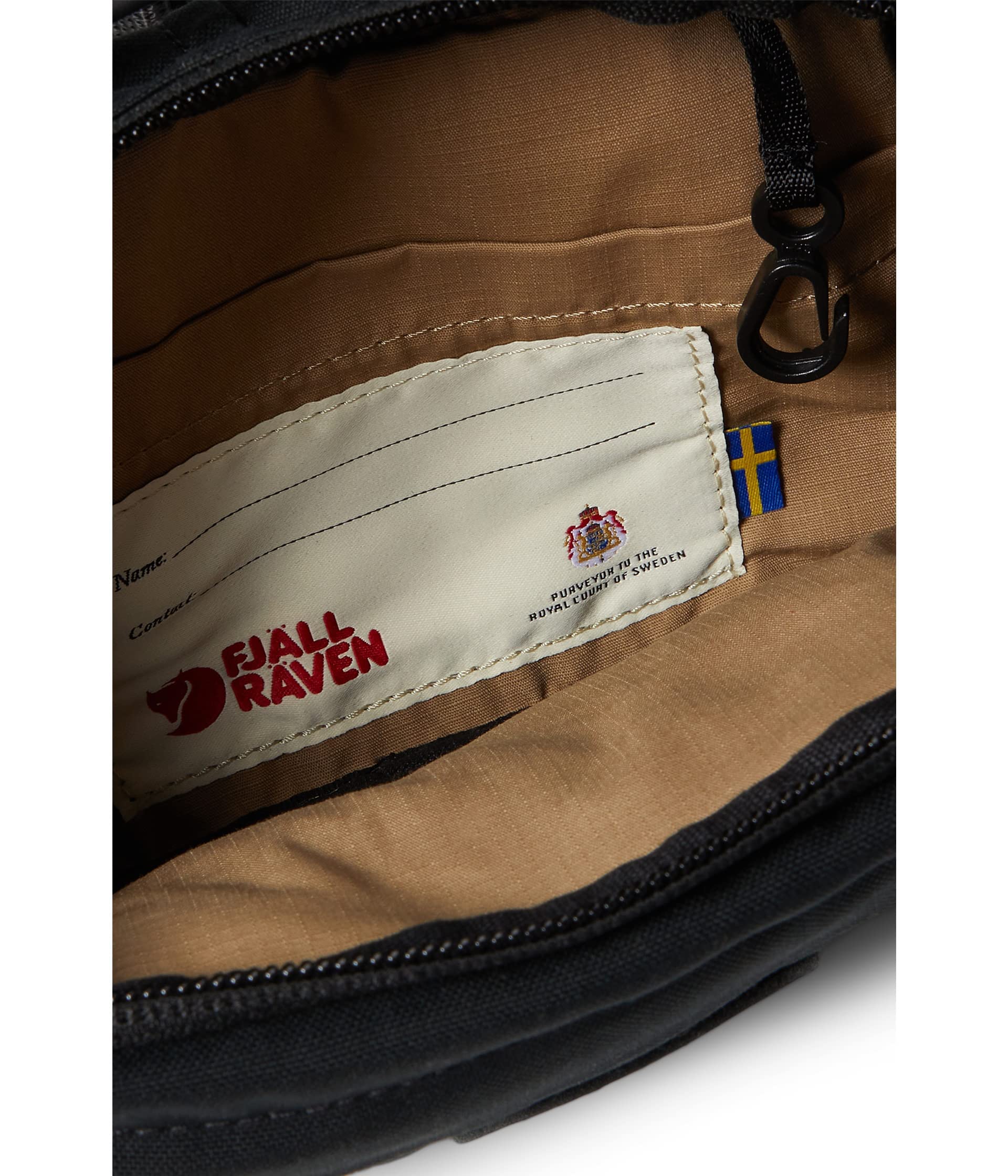 Fjällräven Kånken No. 2 Bauchtasche schwarz