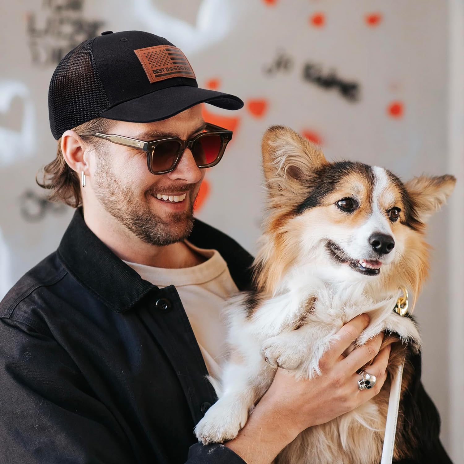 The Dogfather Trucker Hat for Men, Best Dog Dad Gifts, Adjustable Mesh Back Baseball Cap, Idea - Image 5