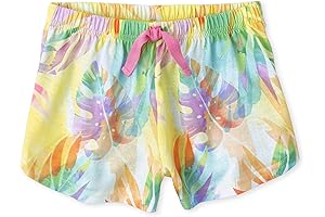 Girls Summer Shorts Size 10-12: Comfy Pull On Sleep Shorts