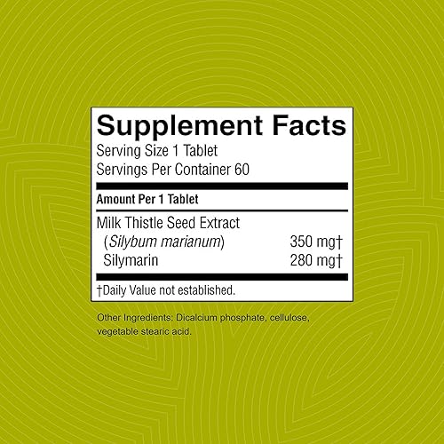 Miniatura 3 de Nature's Sunshine Cardo mariano, 60 tabletas de liberación de tiempo  Apoya el sistema digestivo, protege el hígado y actúa como un potente