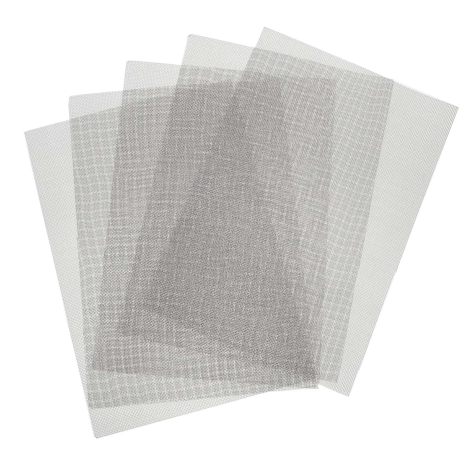 ULTECHNOVO 5pcs Mesh Stainless Steel Wire Mesh Screen Feeder Window Screen for Outdoor Use Versatile Garden Applications