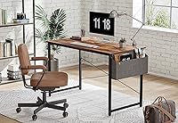 Vista 30 de Cubiker Escritorio para computadora, escritorio pequeño de oficina en casa de 32 pulgadas para espacios pequeños, estilo moderno y simple