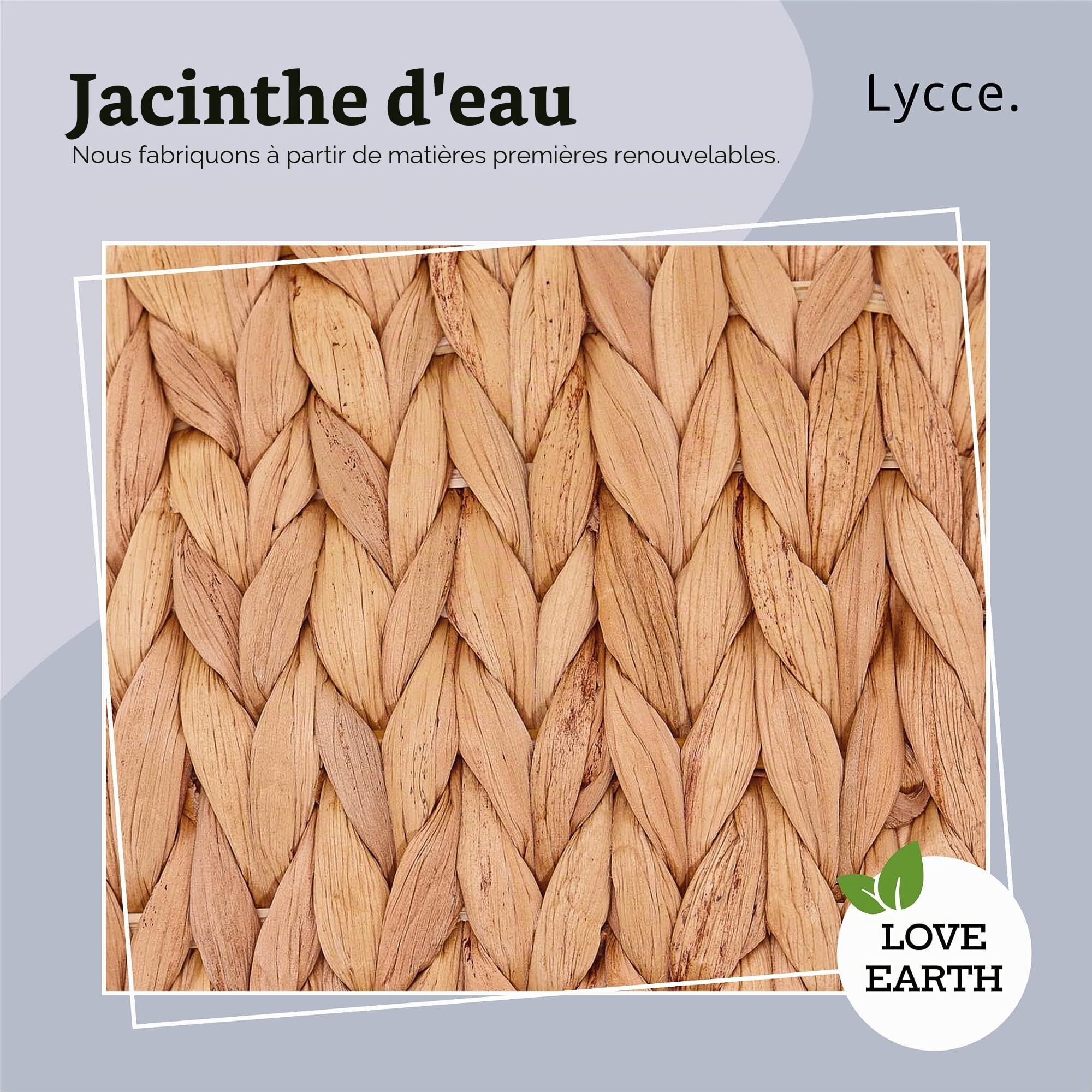 Panier mural pour chat en jacinthe d'eau