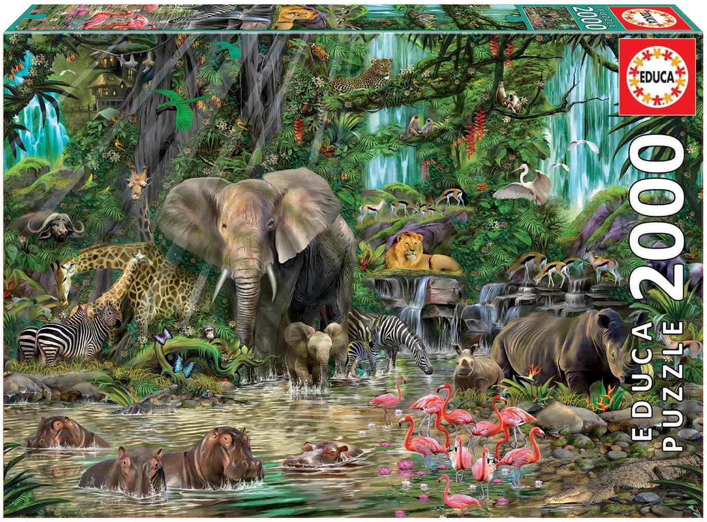 African Jungle 2000 Piece Puzzle