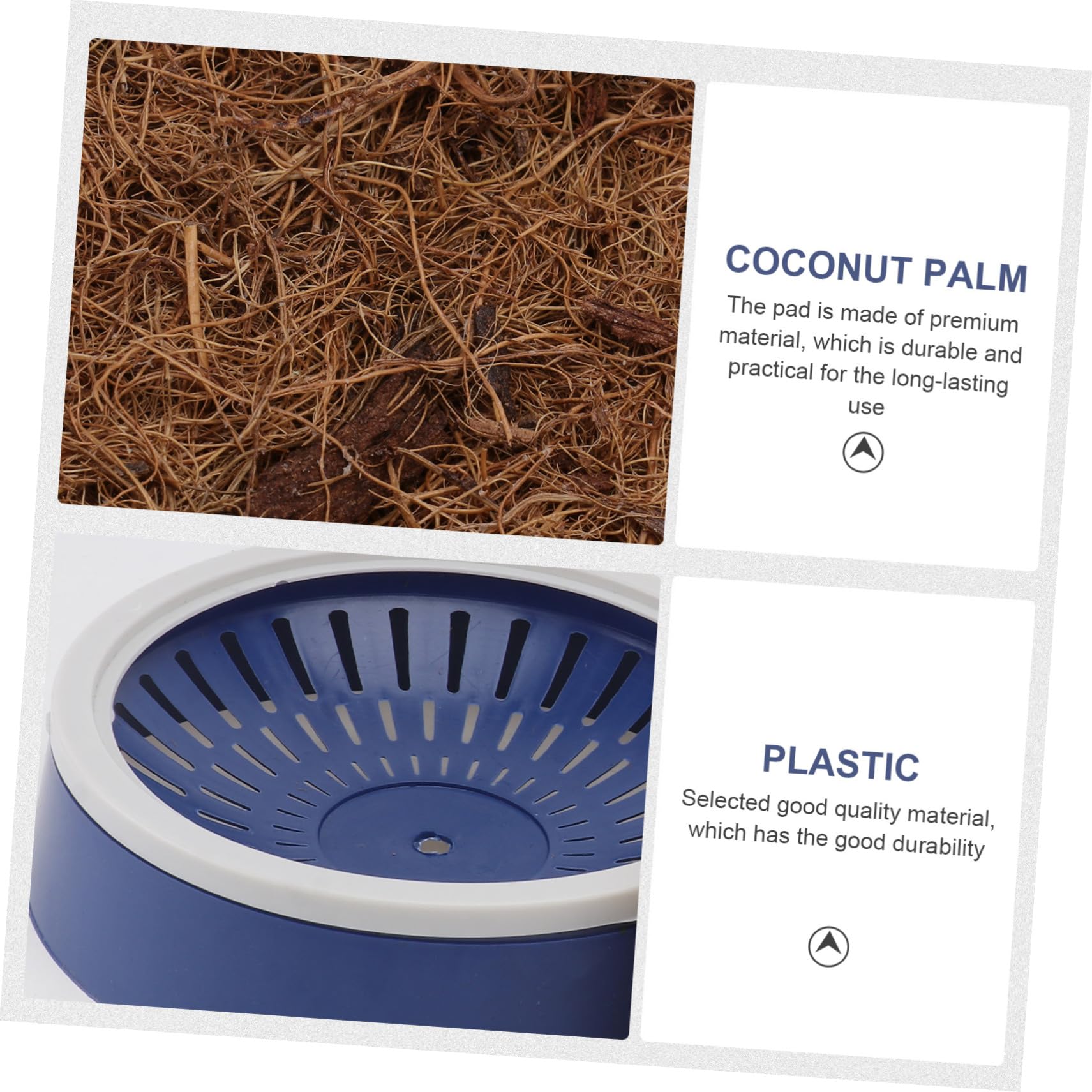 Lot De 4 Tapis De Nidification En Fibre De Coco Naturelle - Coussinets Pour Pigeons, Oiseaux Et Élevage D'Oeufs