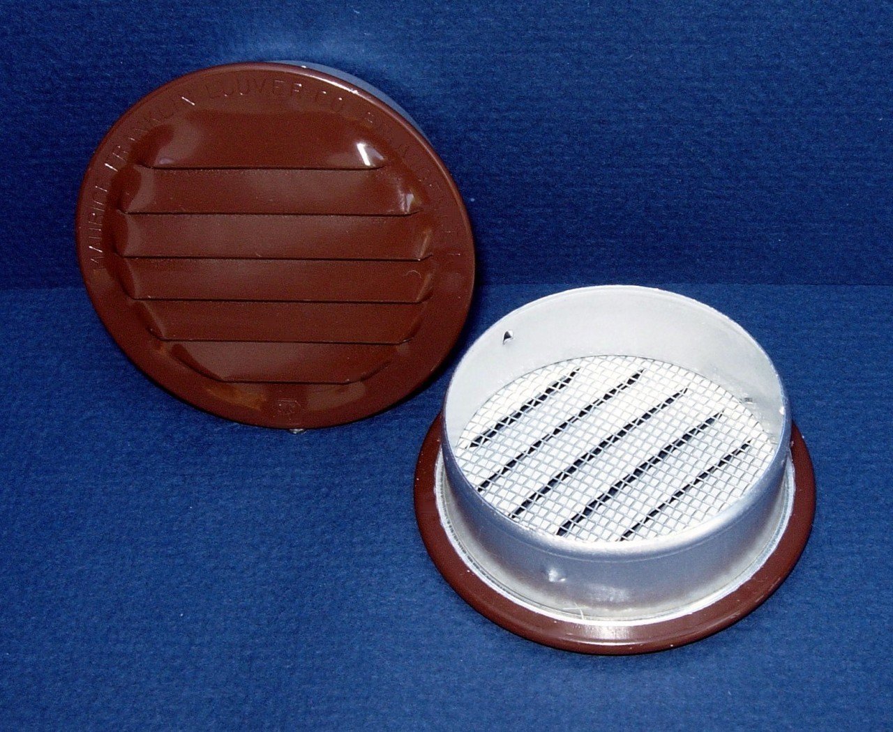 Maurice Franklin Louver RLB-100 2 Mini Louver (6 Pack), 2", Brown