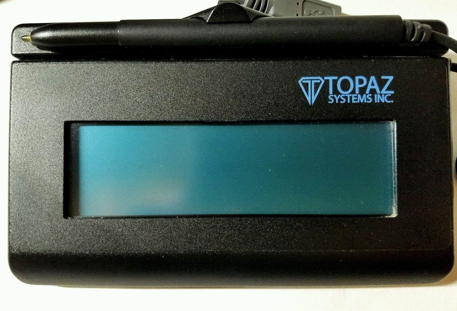 - TOPAZ SignatureGem T-LBK462-HSB-R 1X5 Backlit LCD Signature Capture Pad USB Connection (Renewed)