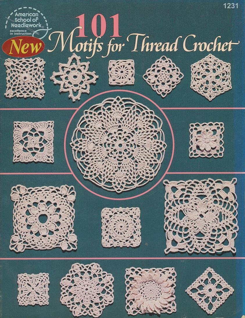 Amazon | 101 Motifs for Thread Crochet | Weiss, Rita, Rhoades, Delsie ...