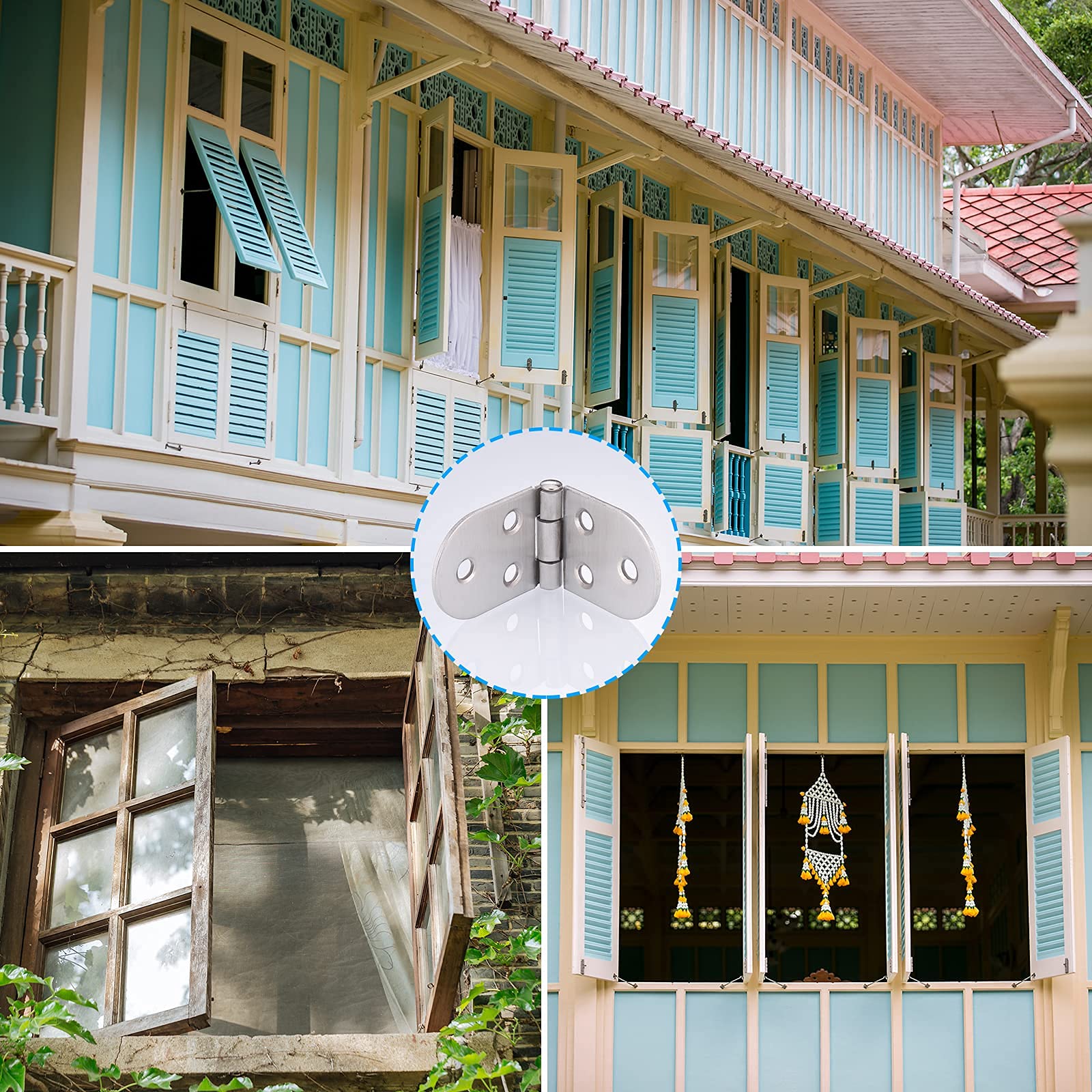 2 Cerniere Porta In Acciaio Inox 316 Per Barche - 66x30mm, Marine, Resistente Alla Corrosione